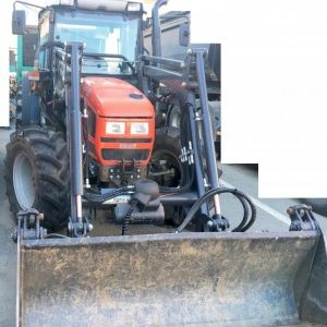 foto 5t Traktor mit lader mit gabel (als neu !